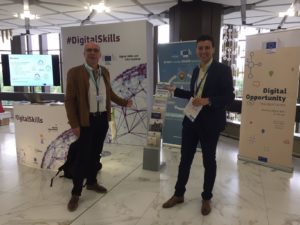 Andreas Ocklenburg and Catalin Ticheru at the Digital Assembly 2018 in Sofia, Bulgaria.