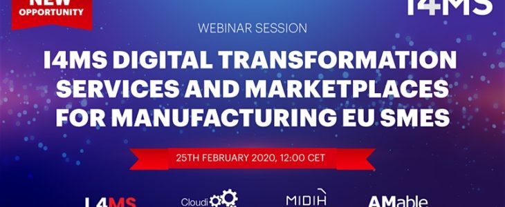 Digital Transformation Services and Marketplaces for manufacturing EU SMES webinar